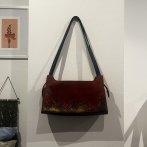 Kožená kabelka – Modrá - druhý obrázek z galerie
