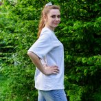 Tričko basic krátký rukáv – šedá